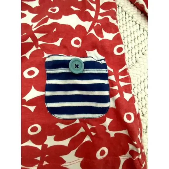 Girls Mini Boden Dress Red Floral Size 7-8 Years - Picture 3 of 5